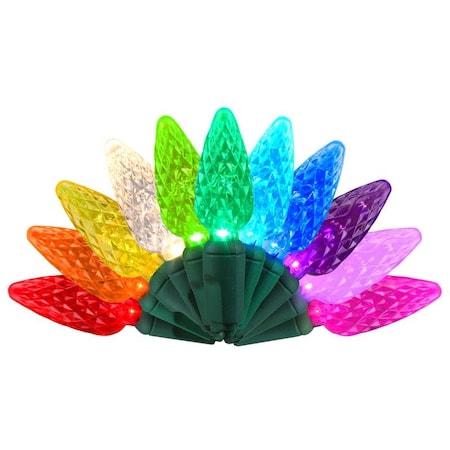 Celebrations Celebrations Platinum LED C6 Multicolored 50 ct String Christmas Lights 25 ft. RGBWWAC6A